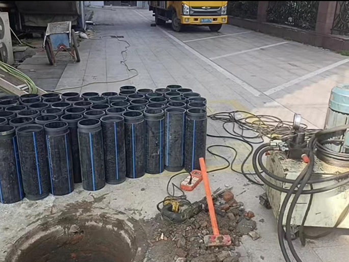 浑江PE置换管厂家 DN315置换管 非开挖管短管置换